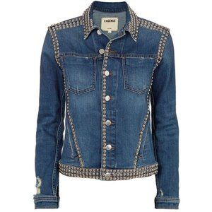 L'Agence Women's Celine Studded Jean Jacket NEVER WORN!